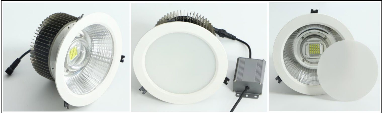 50-200W LED - tilsvare ca500-2.000W halogen eller glødepære